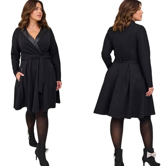 torrid Dresses & Skirts - Torrid Mini Tuxedo Dress